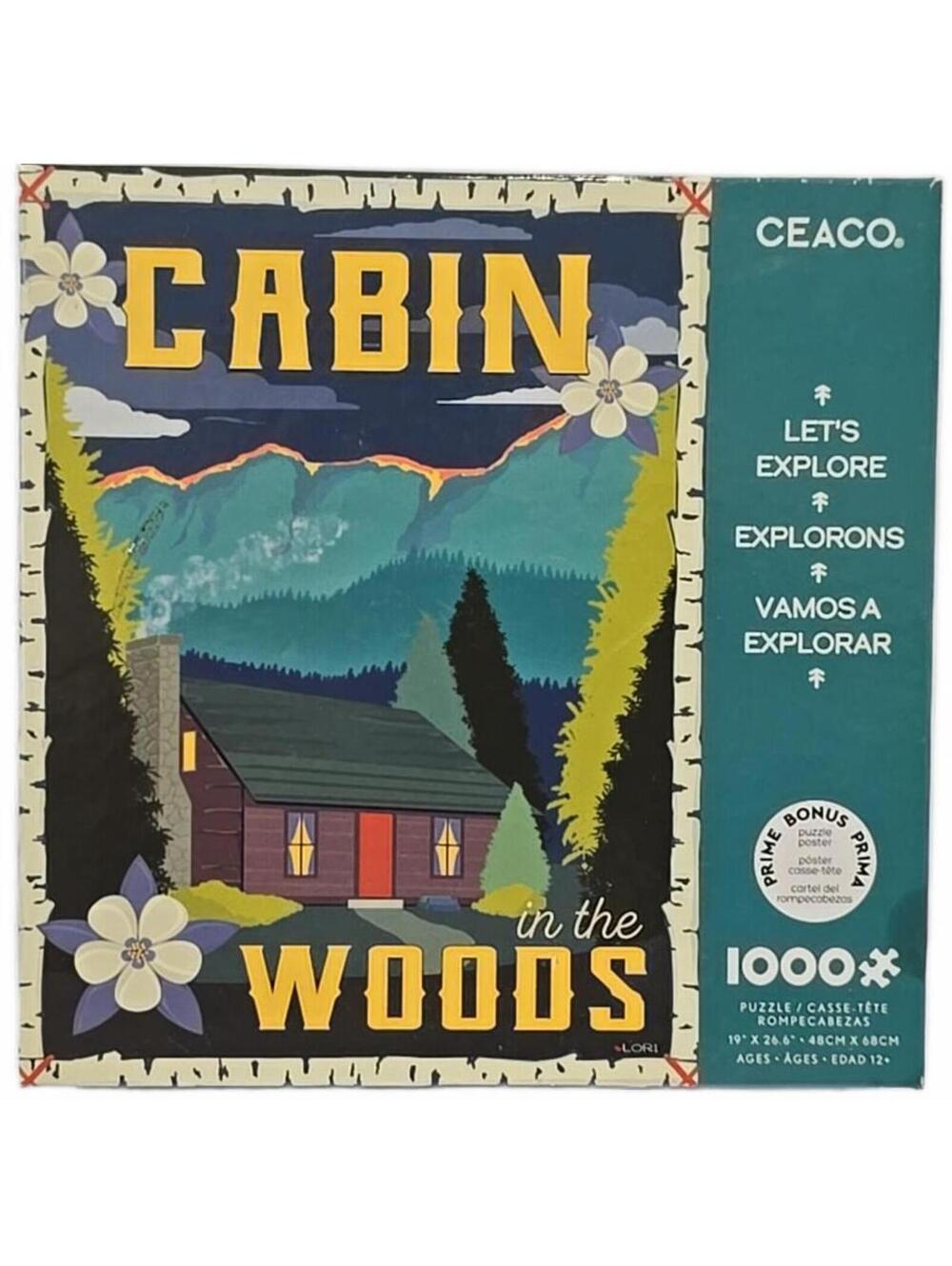 Ceaco Cabin in the Woods 1000 Piece Puzzle